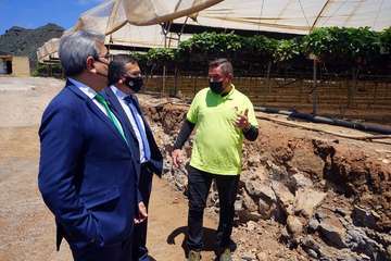 El vicepresidente del Gobierno de Canarias visita el municipio de Valsequillo/Acfi Press.